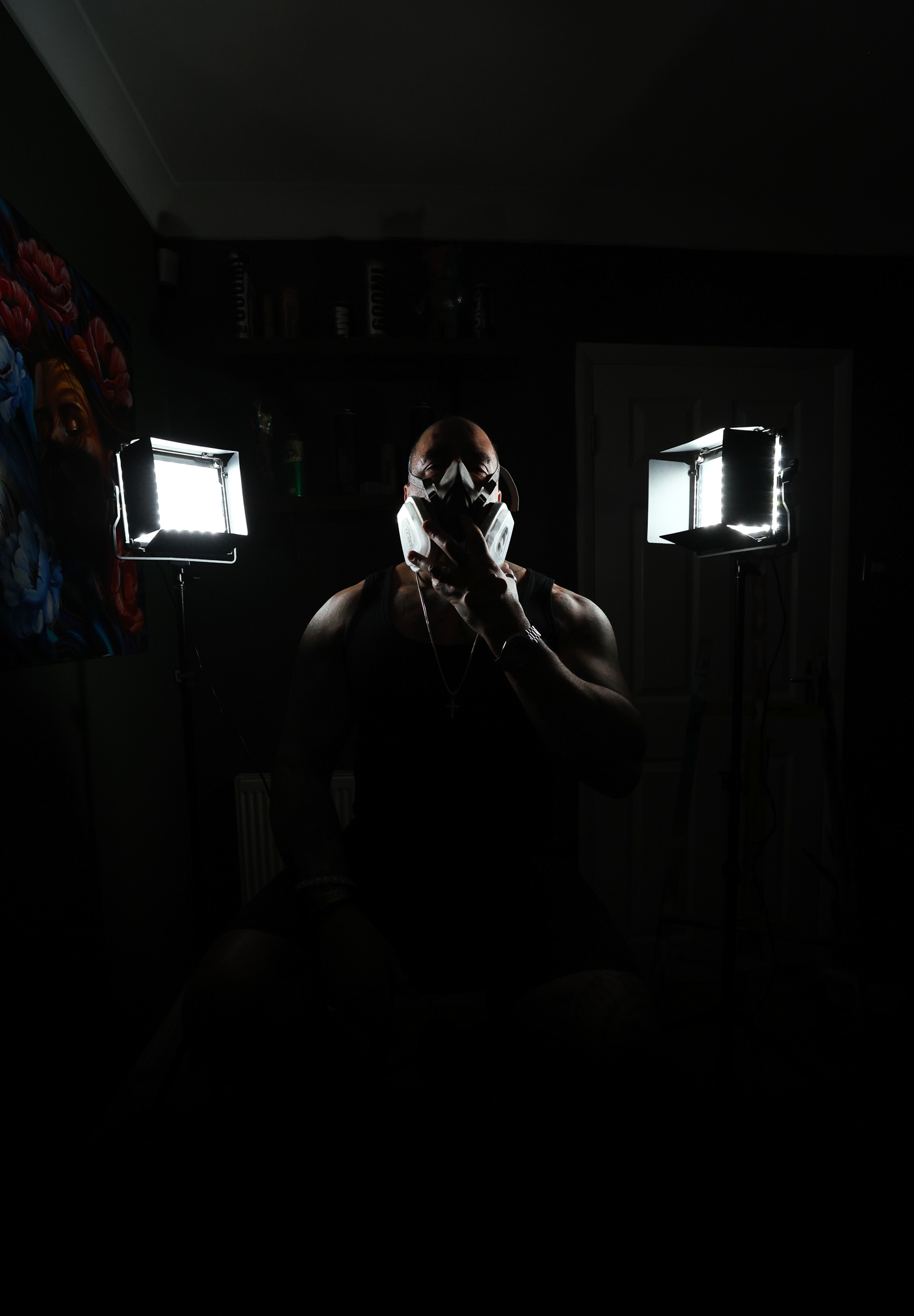 André Fila in a dramatic studio portrait